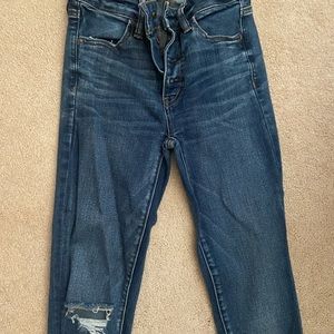American Eagle high rise jegging crop